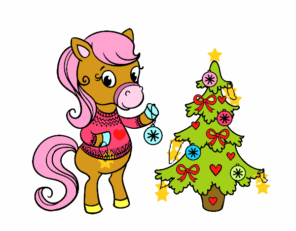 Poni navideño