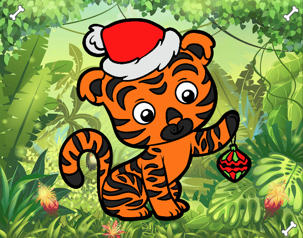 Tigre navideño