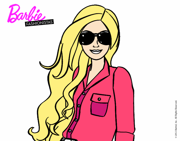 Barbie con gafas de sol