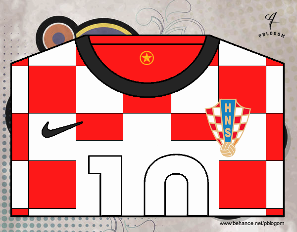 Camiseta del mundial de fútbol 2014 de Croacia