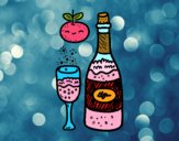 Copa de cava de Fin de Año