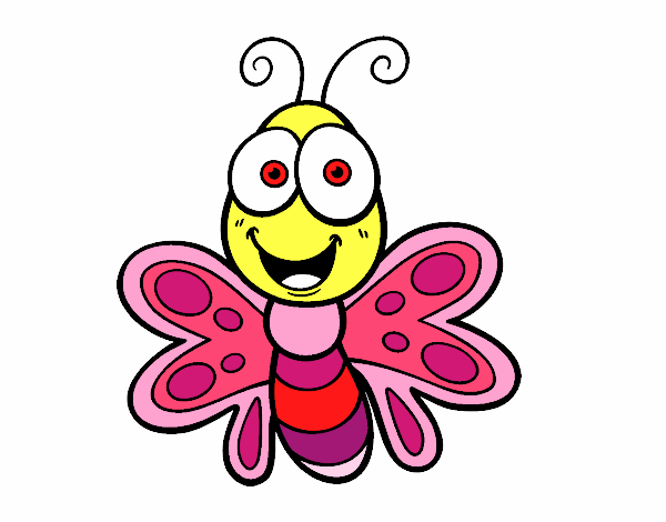 Mariposa sonriente