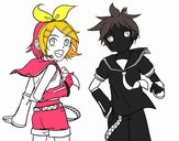 Rin y Len Kagamine Vocaloid