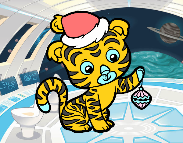 Tigre navideño