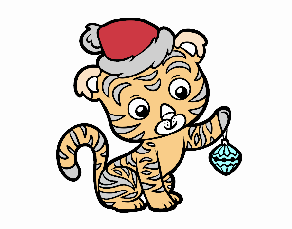 Tigre navideño