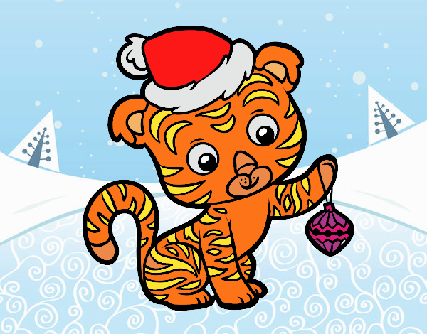 Tigre navideño