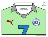 Camiseta del mundial de fútbol 2014 de Chile