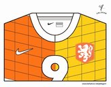 Camiseta del mundial de fútbol 2014 de Holanda