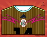 Camiseta del mundial de fútbol 2014 de México