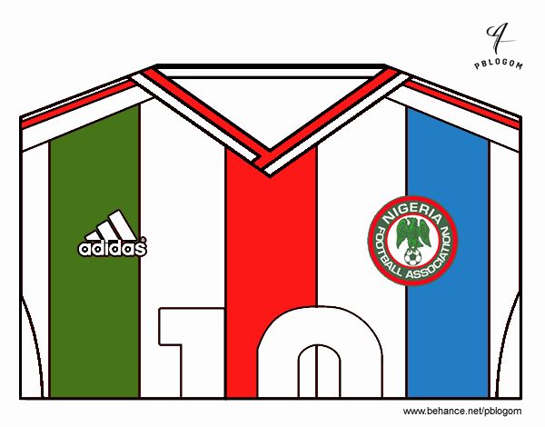 Camiseta del mundial de fútbol 2014 de Nigeria