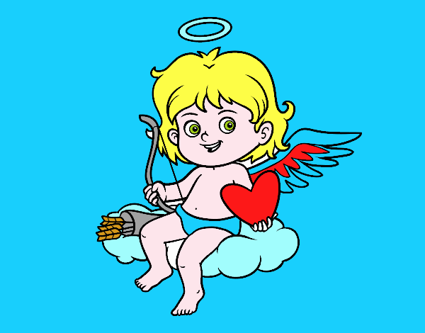 Cupido en una nube