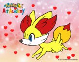 Fennekin corriendo