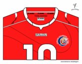 Camiseta del mundial de fútbol 2014 de Costa Rica