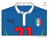 Camiseta del mundial de fútbol 2014 de Italia