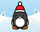 Pingüino navideño