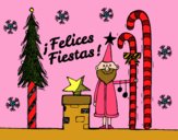 Postal Felices Fiestas