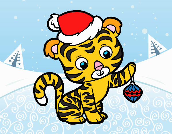 Tigre navideño