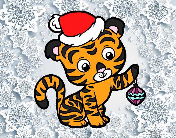 Tigre navideño