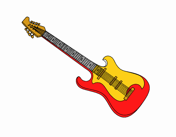Dibujos Dibujos de guitarras eléctricas diseñadas por Net Eldia