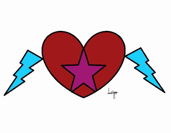 Corazón estrella