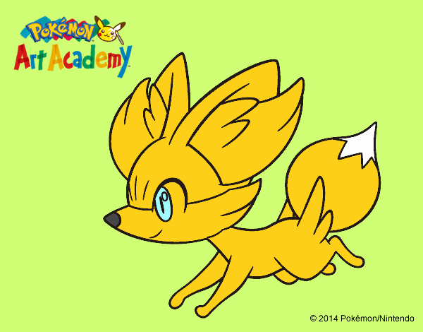 Fennekin corriendo