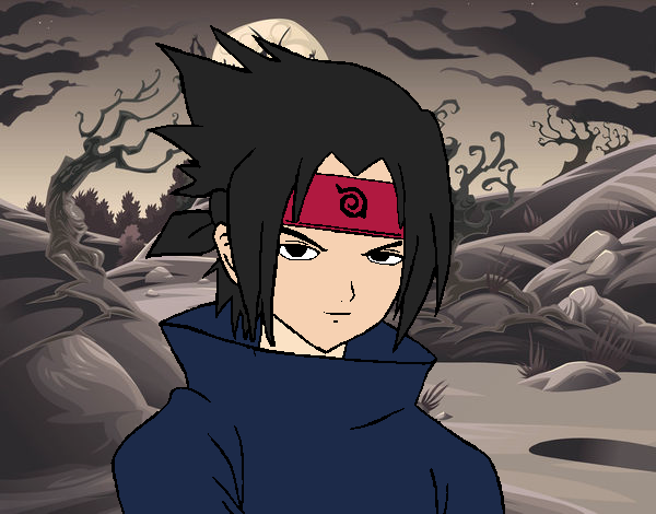 Sasuke enfadado