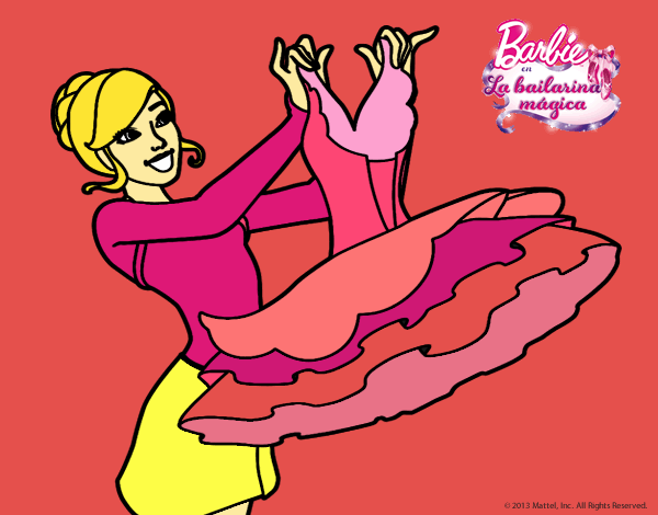 Barbie y su vestido de ballet