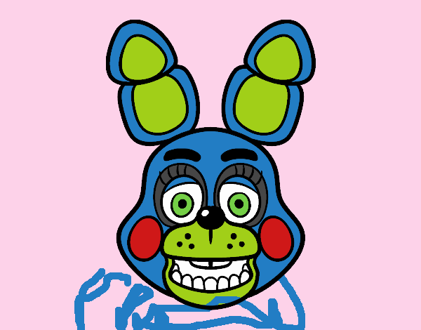 Cara de Toy Bonnie de Five Nights at Freddy's