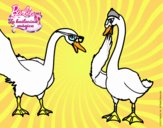 Dibujo El baile de los cisnes pintado por CAMILITAM