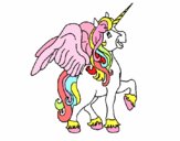 Unicornio con alas