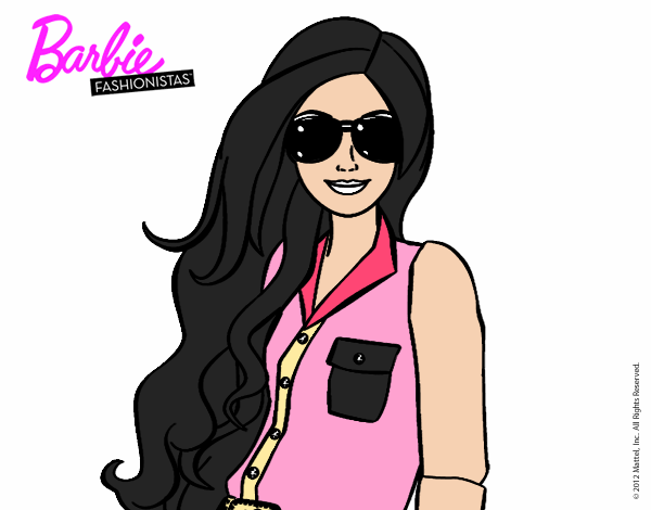 Barbie con gafas de sol