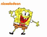 Bob Esponja saludando