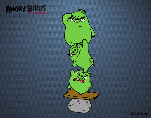 Cerdos verdes de Angry Birds