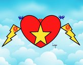 Corazón estrella