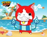 Jibanyan guiñando el ojo