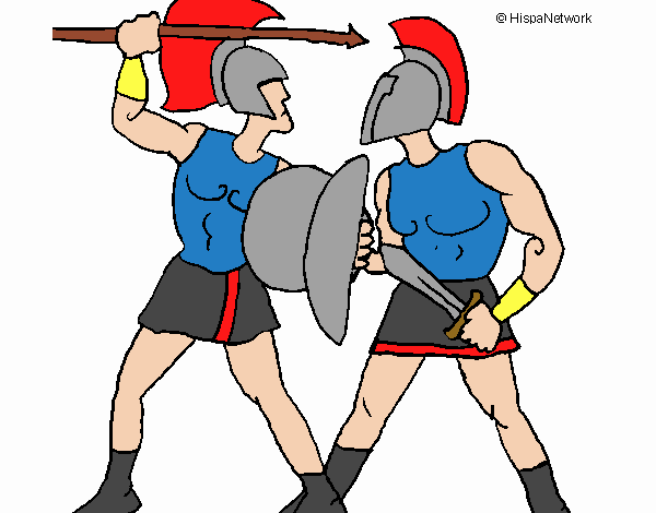 Lucha de gladiadores