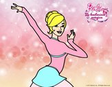 Barbie en postura de ballet