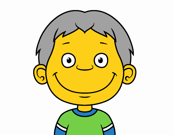 clipart de cara de niño pequeño