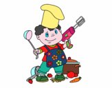 Niño cocinero