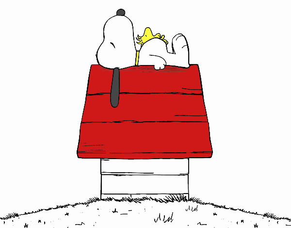 Snoopy durmiendo