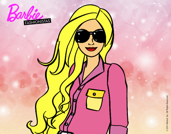 Barbie con gafas de sol