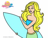 Barbie va a surfear