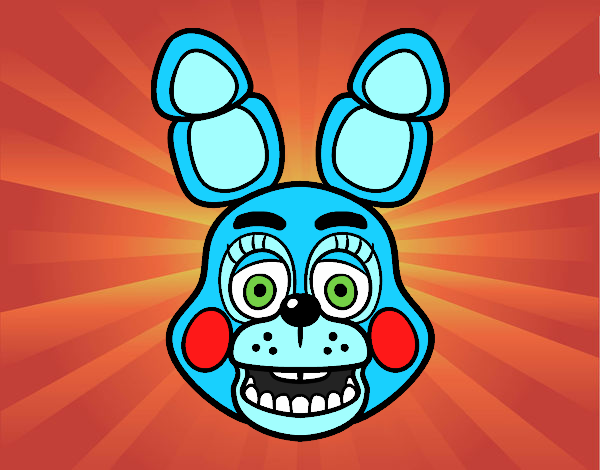 Cara de Toy Bonnie de Five Nights at Freddy's