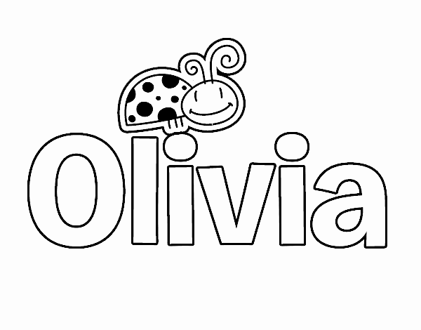 Olivia Coloring Pages