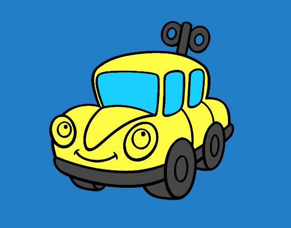 Un coche de juguete