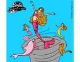 Barbie sirena contenta