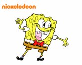 Bob Esponja saludando