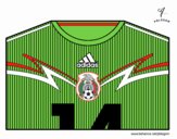 Camiseta del mundial de fútbol 2014 de México