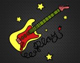 Guitarra y estrellas