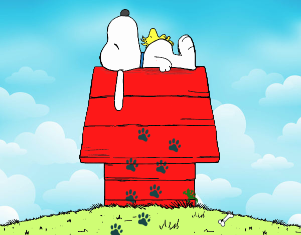 Snoopy durmiendo